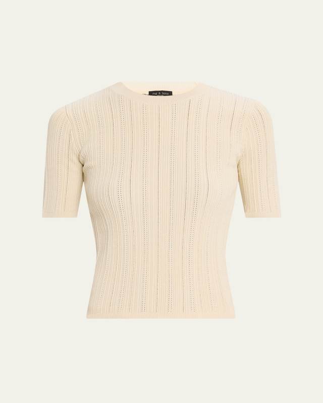 Camryn Pointelle Tee